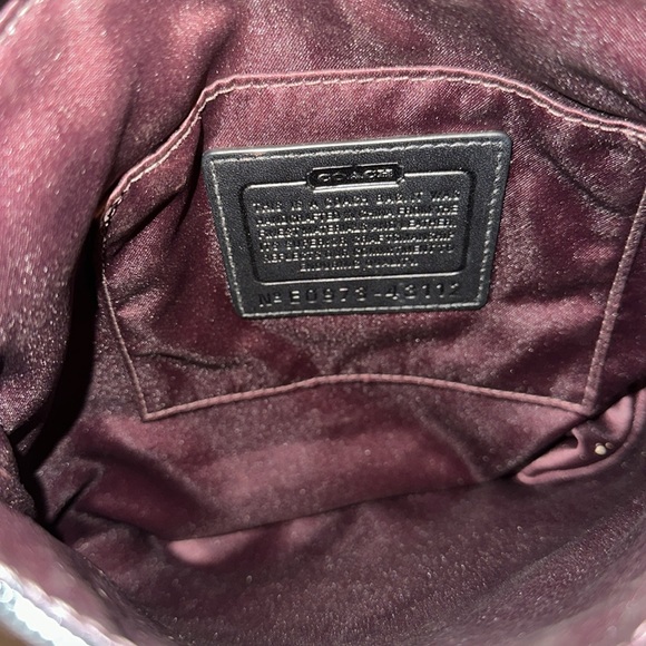 Coach Black Genuine Pebble Leather Satchel 43112 RARE (JJ) - Picture 5 of 8